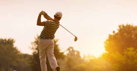 Playing golf for Mental Strength